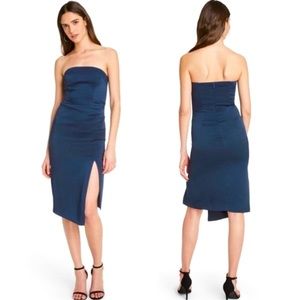 NWT 18W Cushnie x Target Strapless Navy Cocktail Dress